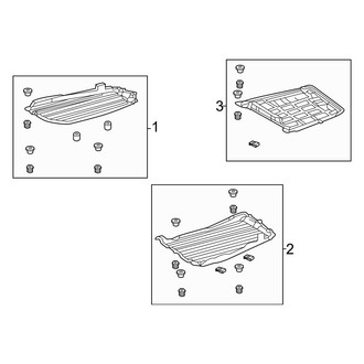 Toyota OE - Pillars, Rocker & Floor - Under Cover & Splash Shields (2.4L)