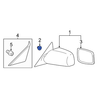 Toyota OE - Door Mirror Nut