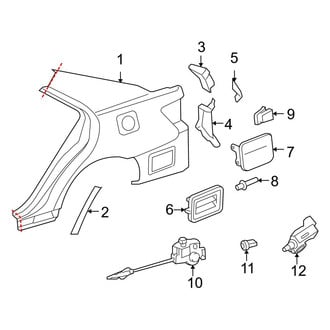 Toyota OE - Quarter Panel & Components (Japan Built), (Hybrid)