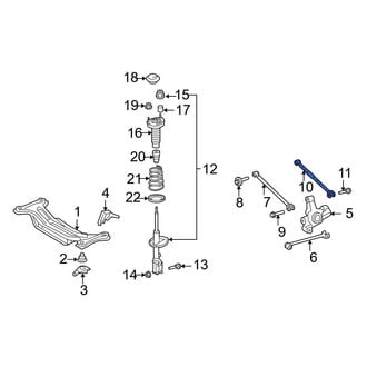 Toyota OE - Rear Right Lateral Arm
