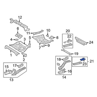 Toyota OE - Front Right Outer Frame Side Member