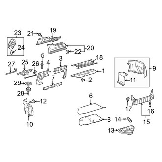 Toyota OE - Rear Body & Floor - Interior Trim (FULL HYBRID EV-GAS (FHEV))