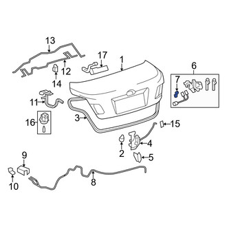 Toyota OE - Door Lock Rod Clip