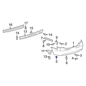 Toyota OE - Bumper Cover Insulator