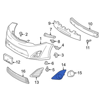 Toyota OE - Front Left Jack Plug Cover