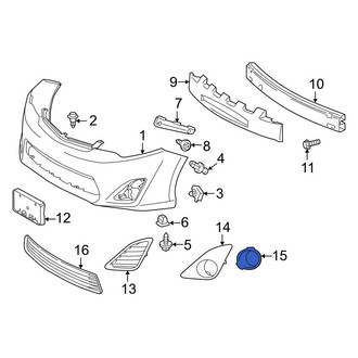 Toyota OE - Left Fog Light Bracket