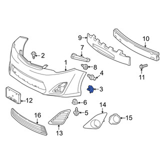 Toyota OE - Bumper Cover Grommet