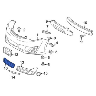 Toyota OE - Front Lower Grille
