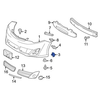 Toyota OE - Bumper Cover Retainer