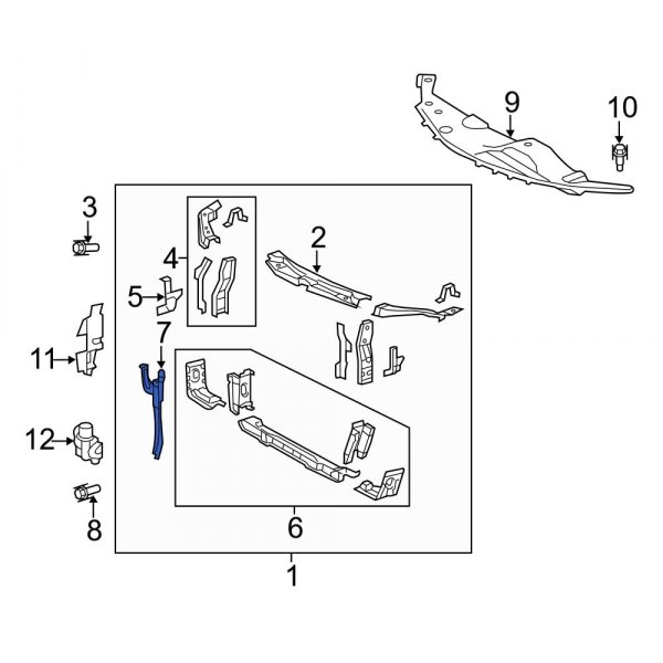 Hood Latch Support