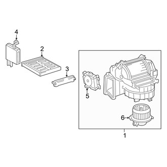 Toyota OE - Air Conditioner & Heater - Blower Motor & Fan