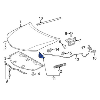 Toyota OE - Front Hood Latch