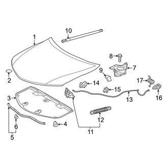 Toyota OE - Hood & Components
