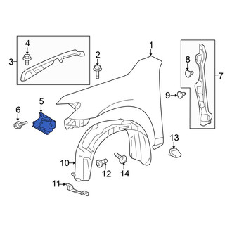 Toyota OE - Front Right Fender Bracket