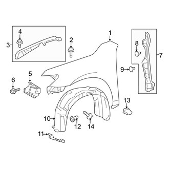 Toyota OE - Fender & Components