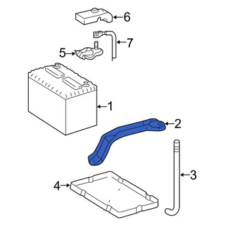 Toyota OE - Battery Hold Down Frame