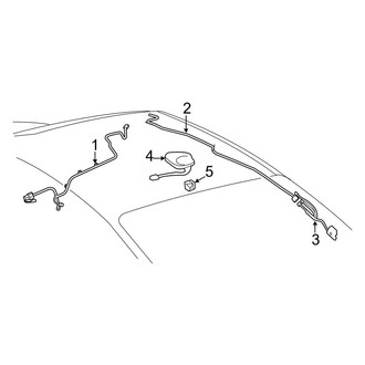 Toyota OE - Electrical - Antenna (Gas)
