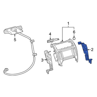 Toyota OE - Right GPS Navigation System Bracket