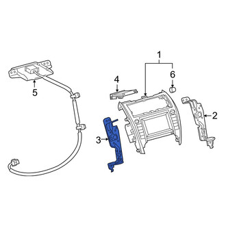 Toyota OE - Left GPS Navigation System Bracket