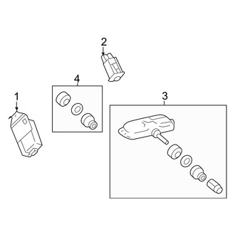 Toyota OE - Electrical - Tire Pressure Monitor Components