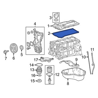 Toyota OE - Engine Valve Cover Gasket