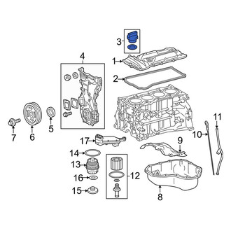 Toyota OE - Engine Oil Filler Cap