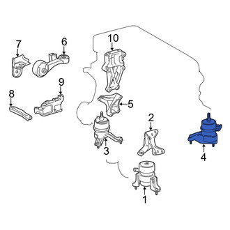 Toyota OE - Left Engine Mount