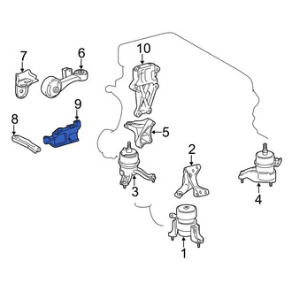 Toyota OE - Upper Engine Mount Bracket