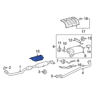 Toyota OE - Front Floor Pan Heat Shield