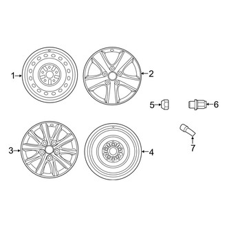 Toyota OE - Wheels (L / LE / SE / XLE)