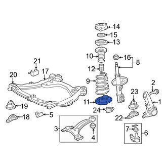 Toyota OE - Front Right Lower Coil Spring Insulator