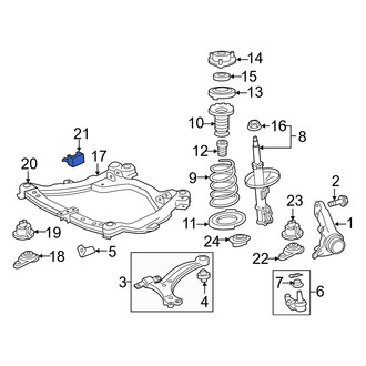 Toyota OE - Rear Left Engine Cradle Insulator