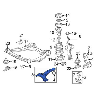 Toyota OE - Front Left Suspension Control Arm