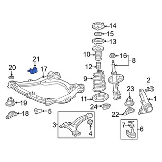 Toyota OE - Rear Left Engine Cradle Insulator