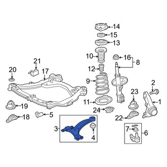 Toyota OE - Front Right Suspension Control Arm