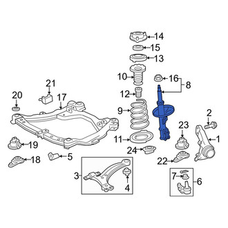 Toyota OE - Rear Right Suspension Strut