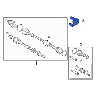 Toyota OE - CV Axle Shaft Carrier Bearing Bracket
