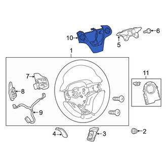 Toyota OE - Steering Wheel Radio Controls