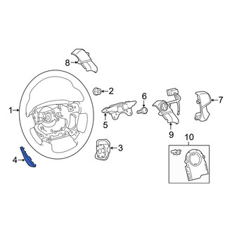 Toyota OE - Left Lower Steering Wheel Plug