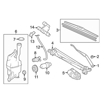 Toyota OE - Windshield - Wiper & Washer Components