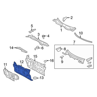 Toyota OE - Front Firewall