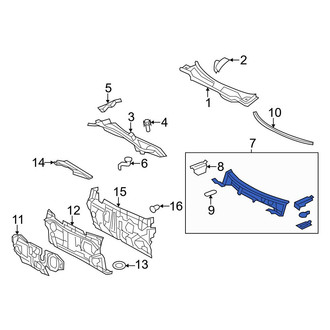Toyota OE - Cowl Panel