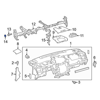 Toyota OE - Floor Cover Panel Screw Cover