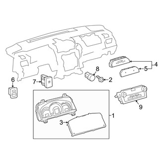 Toyota OE - Instrument Panel - Cluster & Switches (Gas)