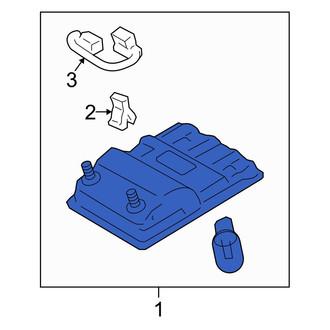 Toyota OE - Upper Overhead Console