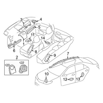 Toyota OE - Restraint Systems - Air Bag Components
