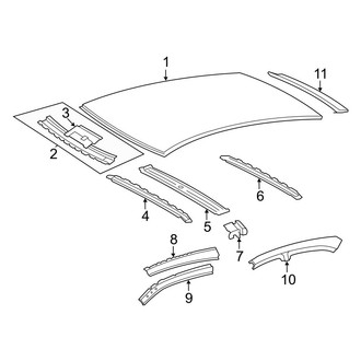 Toyota OE - Roof & Components (W/O Sunroof), (Gas)