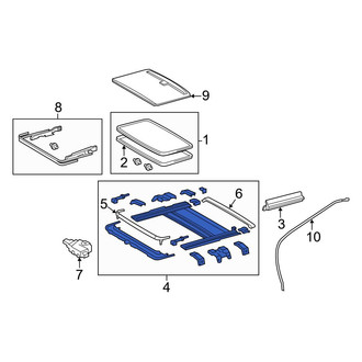 Toyota OE - Sunroof Frame