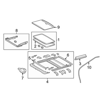Toyota OE - Roof - Sunroof (Gas)