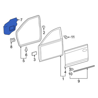 Toyota OE - Front Left Door Water Deflector